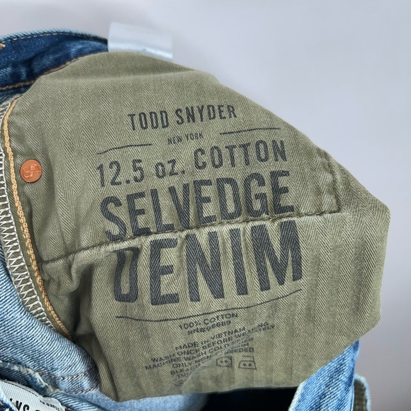 Todd Snyder Slim Fit Denim Jeans 12.05 oz Cotton Selvedge Denim Size 28 Waist - Picture 12 of 12